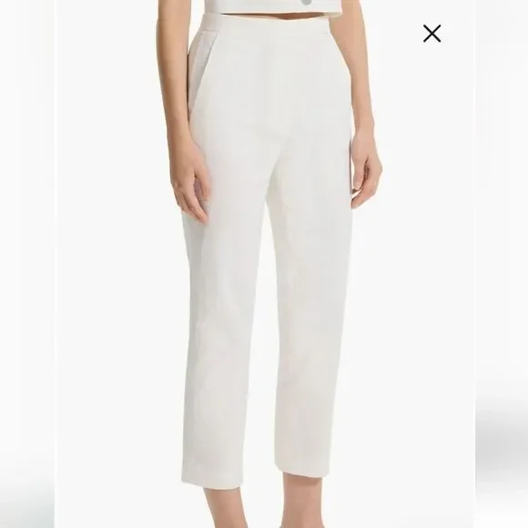 Theory white capri pants size 4 🤍 - Picture 13 of 13